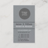 Gewoon Favoriete Zwitserse Stippen Fotohouder Visitekaartje (Voorkant)