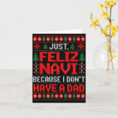 Gewoon Feliz Navi Omdat Ik Geen Vader Heb Lelijke  Kaart (Gele Bloem)