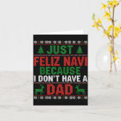Gewoon Feliz Navi Omdat Ik Geen Vader Heb Lelijke Kaart (Gele Bloem)