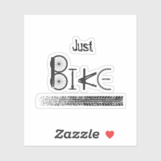 "Gewoon Fietsen" Graffiti van Fiets Onderdelen & B Sticker (Vel)