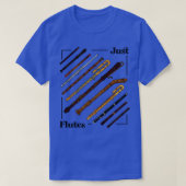 Gewoon fluiten fluitist t-shirt (Design voorkant)