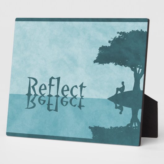 Gewoon Foto Plaque spiegelen Fotoplaat (Zijkant)