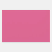 Gewoon Framboos Fandango Donker Roze Tinten 3 Inpakpapier Vel (Voorkant 2)