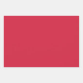 Gewoon Frambozen Snoep Vermilion Red Shades 3 Tone Inpakpapier Vel (Voorkant 2)