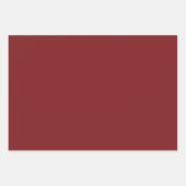 Gewoon Frambozen Snoep Vermilion Red Shades 3 Tone Inpakpapier Vel (Voorkant)