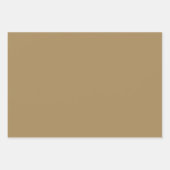 Gewoon Frans Beige Oogst Bruine tinten 3 tinten Inpakpapier Vel (Voorkant)