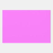 Gewoon Frans Ultra Fuchsia Roze tinten 3 tinten Inpakpapier Vel (Voorkant 2)