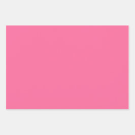 Gewoon Frans Ultra Fuchsia Roze tinten 3 tinten Inpakpapier Vel