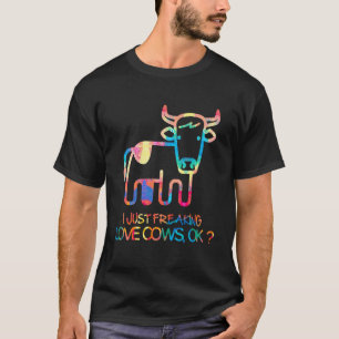 Gewoon Freaking Love Koeien - Schilderen T-shirt