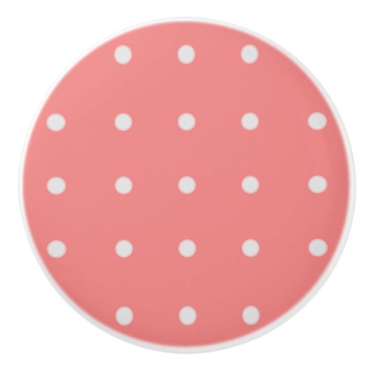 Gewoon Fun Polka-dot Pull Keramische Knop (Voorkant)