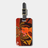 Gewoon Funny Giraffe afbeelding ontwerp Bagagelabel (Voorkant verticaal)