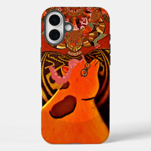 Gewoon Funny Giraffe afbeelding ontwerp iPhone 16 Plus Hoesje
