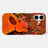 Gewoon Funny Giraffe afbeelding ontwerp Case-Mate iPhone Case (Achterkant (horizontaal))