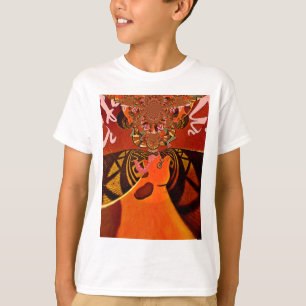Gewoon Funny Giraffe afbeelding ontwerp T-shirt