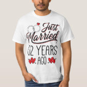 Gewoon gehuwd 2 jaar geleden grappige tweede paar  t-shirt (Voorkant)