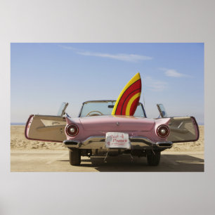 Gewoon gehuwd bord en surfboard poster
