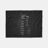 Gewoon gehuwd (eindelijk) lesbiennes Pride Design Fleece Deken (Voorkant (Horizontaal))