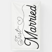 Gewoon gehuwd hart spandoek (Verticaal)