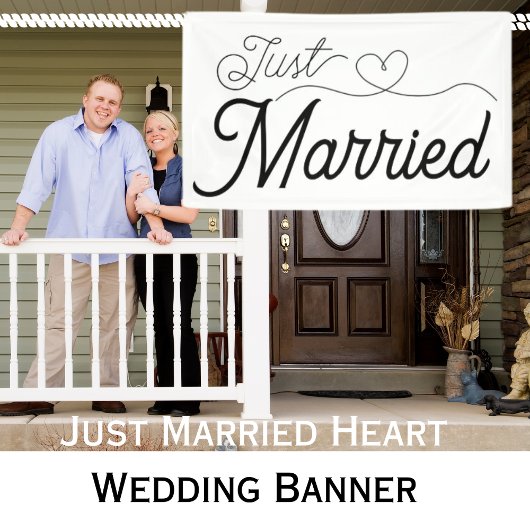 Gewoon gehuwd hart spandoek