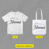 Gewoon gehuwd hart tote bag