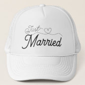 Gewoon gehuwd hart trucker pet (Voorkant)