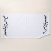 "Gewoon gehuwd" keukenhanddoek Strandlaken (Voorkant)