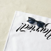 "Gewoon gehuwd" keukenhanddoek Strandlaken (In situ)