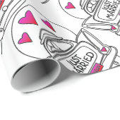 Gewoon gehuwd marshon-papier voor het oppakken van cadeaupapier (Rol Hoek)