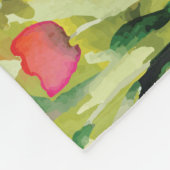 Gewoon gehuwd met Buck en Doe Deer Fleece Deken (Hoek)