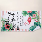 Gewoon gehuwd, Mr. & Mrs., Honeymoon, Eigen naam Strandlaken (Voorkant)