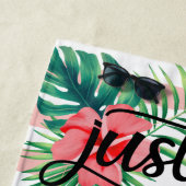 Gewoon gehuwd, Mr. & Mrs., Honeymoon, Eigen naam Strandlaken (In situ)