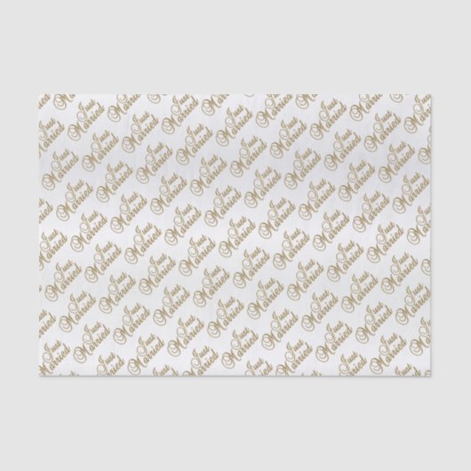 Gewoon gehuwd patroon tissuepapier (Voorkant)