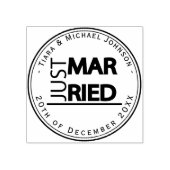 Gewoon gehuwd - Personaliseren Rubberstempel (Afrduk)