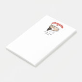 Gewoon gehuwd rond de bruiloft post-it® notes (Schuin)