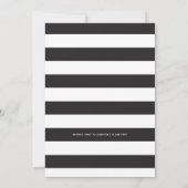 Gewoon gehuwd script met briefing op bruiloft Brun Kaart (Achterkant)