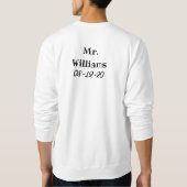 gewoon gehuwd sweatshirt (Achterkant)