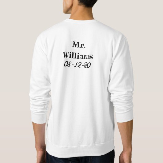 gewoon gehuwd sweatshirt (Achterkant)