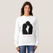 gewoon gehuwd sweatshirt (Voorkant volledig)