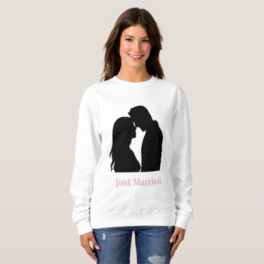 gewoon gehuwd sweatshirt (Voorkant volledig)