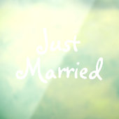 Gewoon gehuwd venster raamsticker (Vel 3)