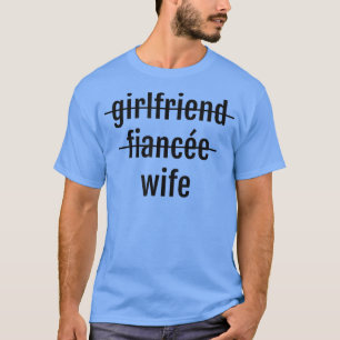 Gewoon gehuwd weddenschap gevierd weduwschap Gift T-shirt