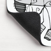 Gewoon gehuwde auto die blikjes sleept muismat (Hoek)