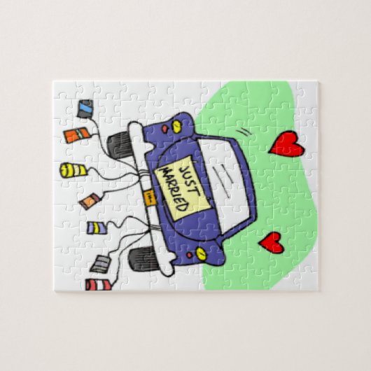 Gewoon gehuwde auto legpuzzel (Horizontaal)