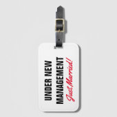 Gewoon gehuwde bagagelabels | Nieuw beheer (Voorkant (verticaal))