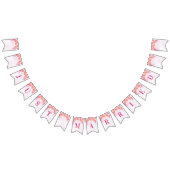 Gewoon gehuwde banners Paarse Waterverf bloemen (Alle)