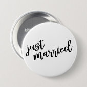 Gewoon gehuwde Button (Voorkant /achterkant)