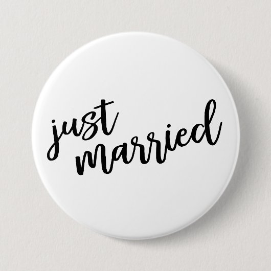 Gewoon gehuwde Button (Voorkant)