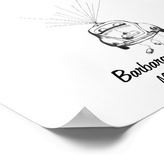 Gewoon gehuwde handleiding voor vingerafdrukken poster (Hoek)