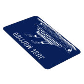 Gewoon gehuwde huwelijksreis cruise Cabin Deuren Magneet (Rechterzijde)