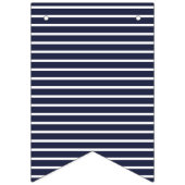 Gewoon gehuwde Nautical Wedding Bunting Vlaggetjes (Tweede vlag)